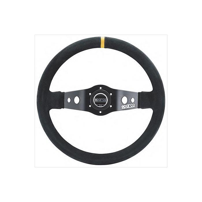 SPARCO STEERING WHEEL R215 LEATHER/SUEDE スパルコ ステアリング