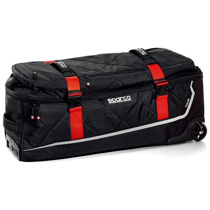 SPARCO スパルコ TOUR トロリーバッグ ブラックレッド ブラックグレー 