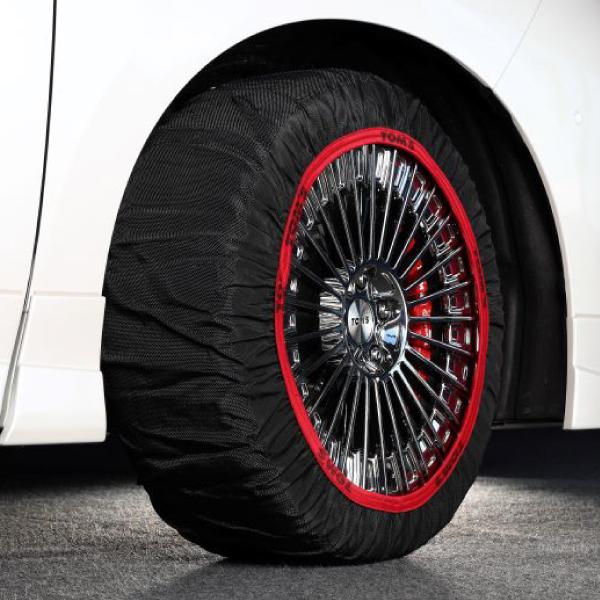 TOM'S（トムス） TOM'S×ISSE スノーソックス 布製タイヤチェーン 簡単