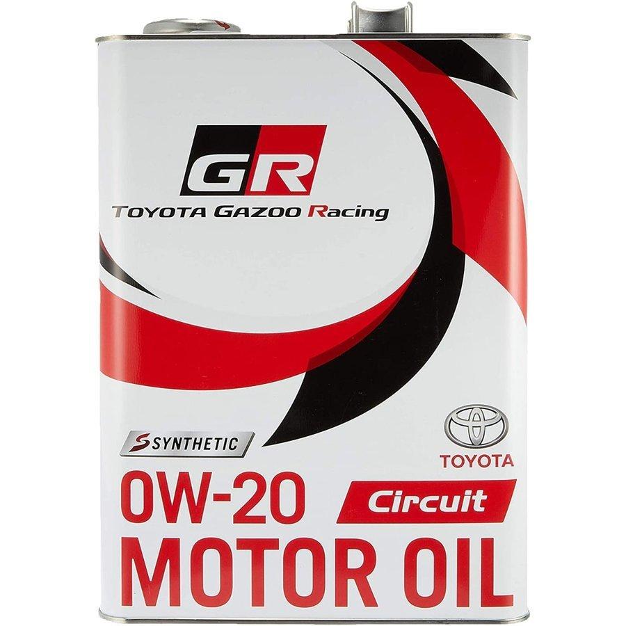 トヨタ 純正オイル GR Circuit 0W-20 4L TOYOTA Gazoo Racing 品番 08880-12405 モーターオイル GR MOTOR OIL エンジンオイル｜norauto