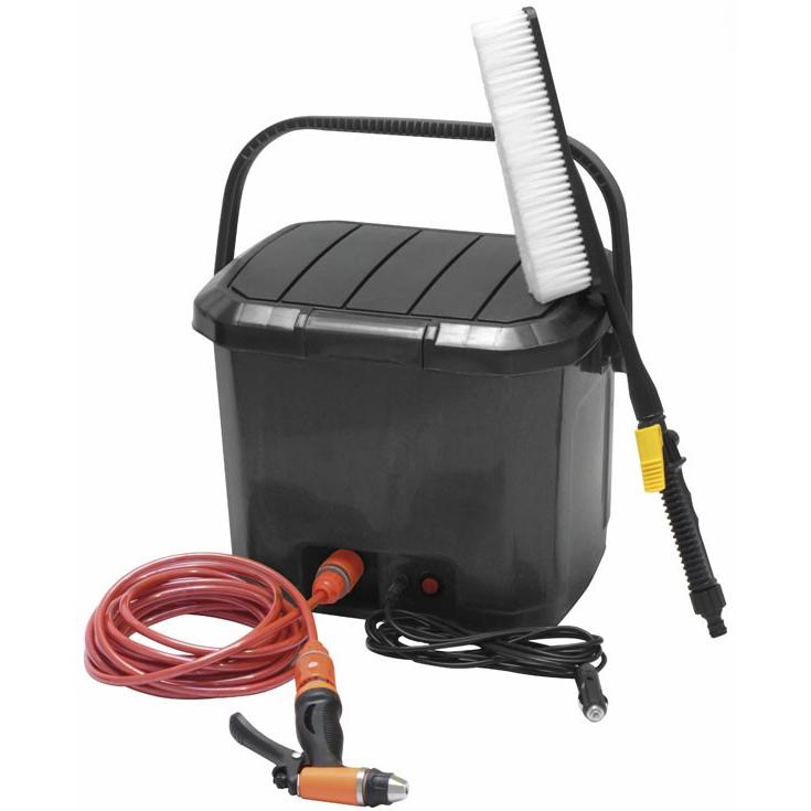 タンク式高圧洗浄機洗車キット 12v Mobile Wash Kit 電源不要 シガーソケット バケツ 通水ブラシ ホース ガン Norauto Paypayモール店 通販 Paypayモール