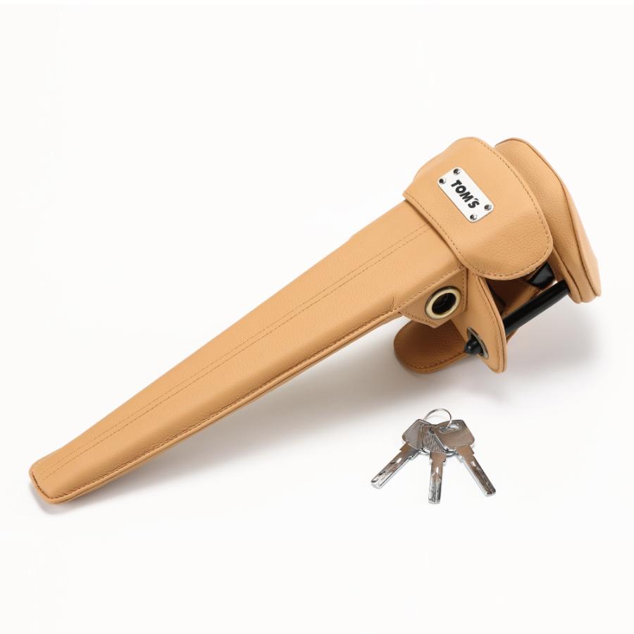 トムス ステアリングロック ベージュ 新品未使用品 45300-TS002 TOM'S（トムス） TOM'S 正規品 ステアリングロック 45300-TS002