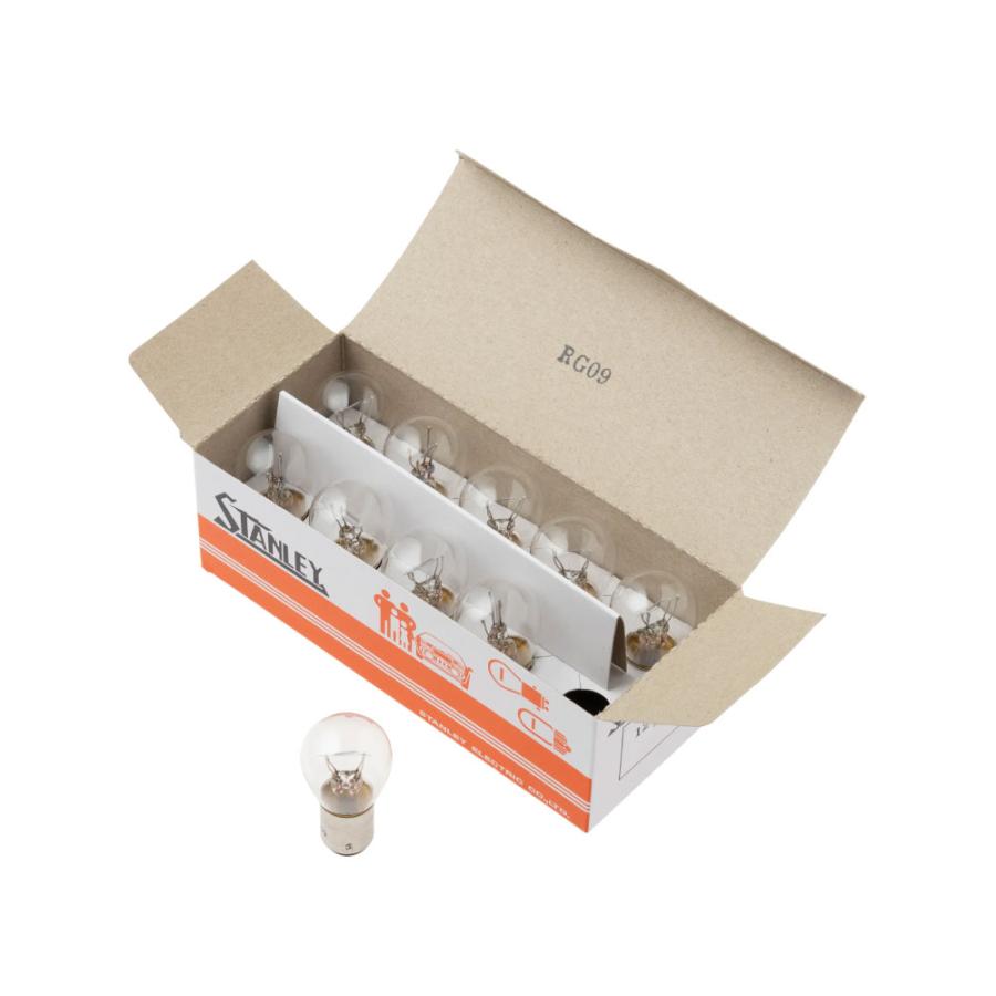 A4875B スタンレー 電球  S25 12V 21/5W  BAY15d(つばなし違いピン)二線 クリア 10個入り STANLEY 自動車補修部品 ノーマル電球 | スタンレー電気 | 04