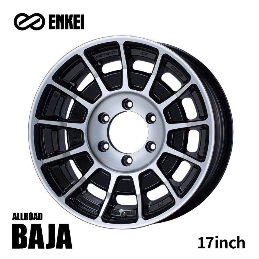 エンケイ BAJA 5.5J-15 5H +20 ジムニー ジープ J53 ENKEI（エンケイ） ALLROAD BAJA オールロード ホイール 17インチ 8.0J