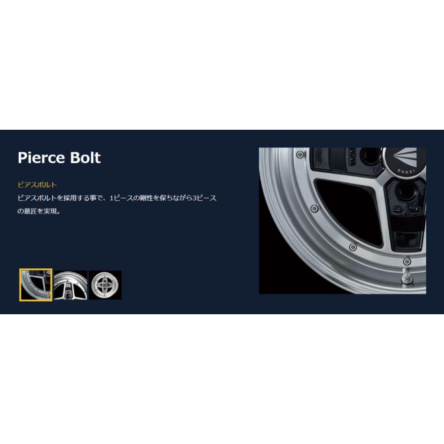 エンケイ APACHE2 NeoClassic ホイール 15インチ 5.0J インセット+45 4H PCD100 ブラック ゴールド レッド ネオクラシック 復刻デザイン カスタム ENKEI 爆買 | ENKEI | 02