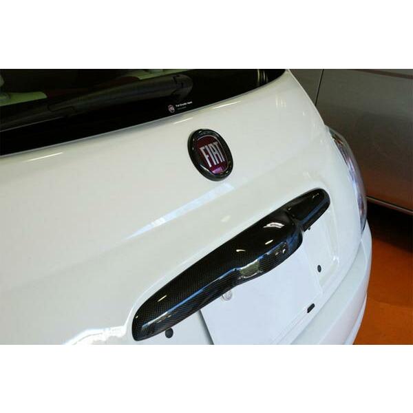 リアエンブレムプロテクター カーボン FIAT500 Ino la Design ASSO アッソ | Partire | 02