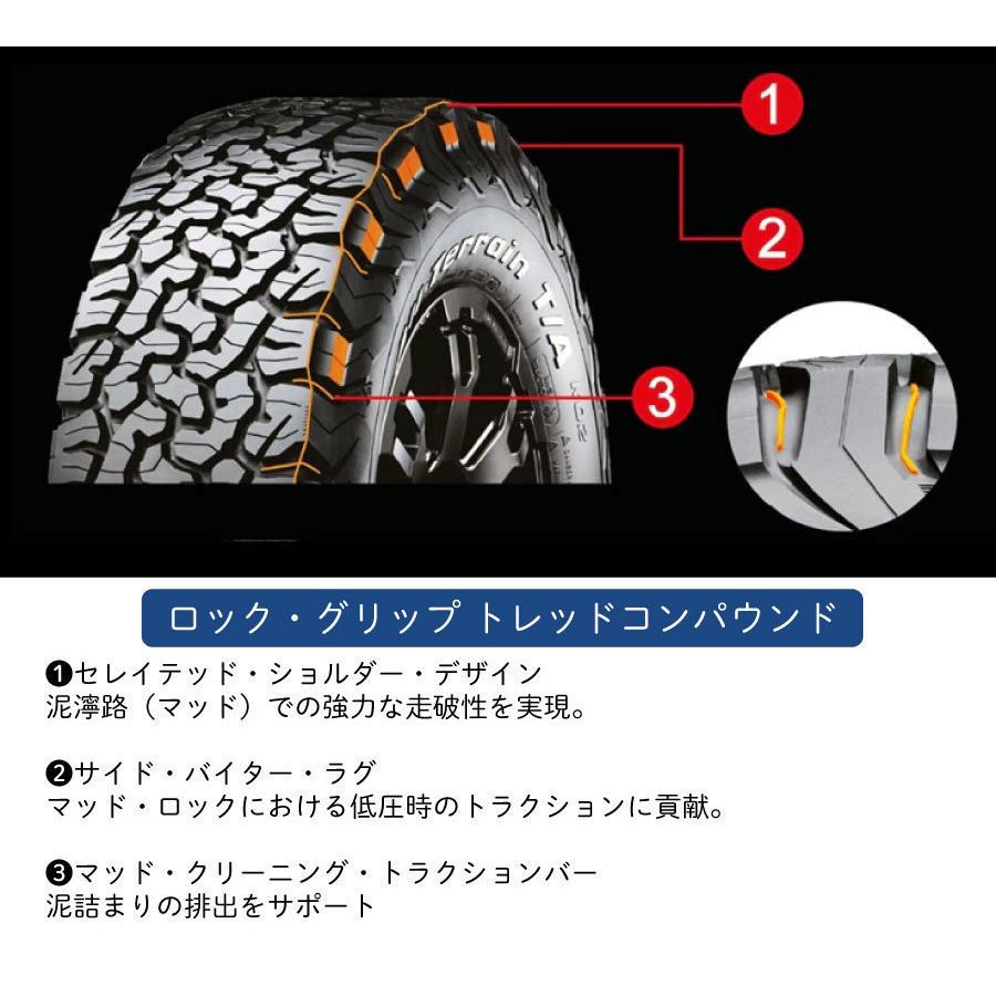 正規輸入品 BFGoodrich オールテレーン 32X11.50R15LT 113R LRC RWL RC BFグッドリッチ ALL-TERRAIN T/A KO2 729186 15インチ 単品 タイヤ ライトトラック規格｜norauto｜05