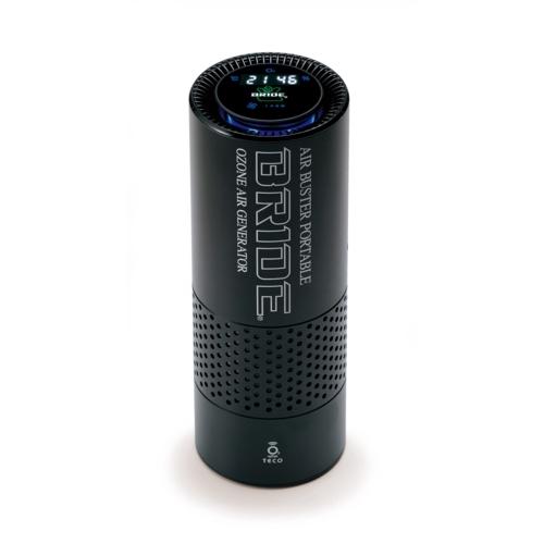 BRIDE エアバスター BR24HF オゾン空気清浄機 除菌消臭 温湿度表示付 BRIDE（ブリッド） エアバスターポータブルBRIDEエディション ブラック