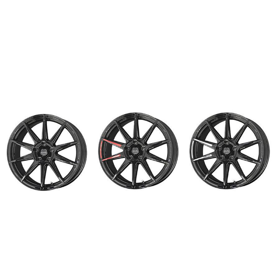 by AME サーキュラー C10R 18インチ 7.0J CIRCLAR C10R ホイール ブラック ドレスアップ 10スポーク かっこいい KYOHO オールシーズンの画像