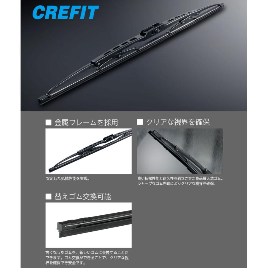 PIAA ワイパー ブレード 530mm クレフィット 高品質天然ゴム 1本入 呼