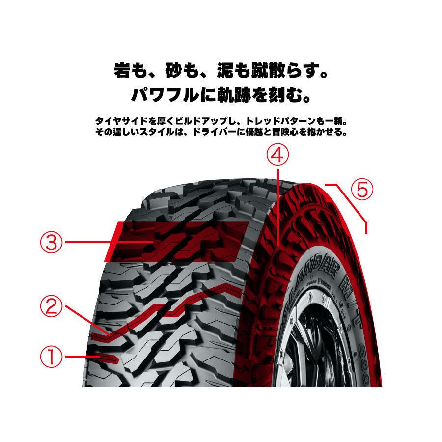 4本セット ヨコハマタイヤ  GEOLANDAR M/T G003 E4832 LT255/85R16 123/120Q  16インチ SUV用 マッドテレーン ジオランダー オフロード マッド＆スノー｜norauto｜06