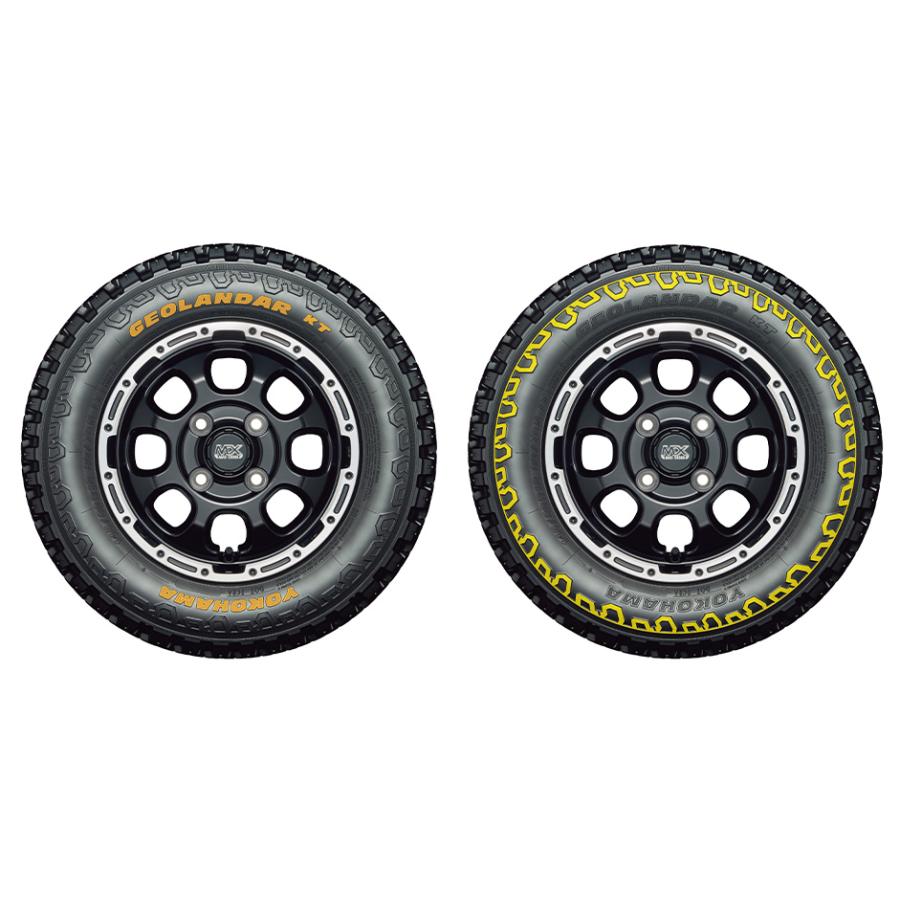 GEOLANDAR 4本セット ヨコハマタイヤ KT Y828C E5474 145/80R12 80/78N