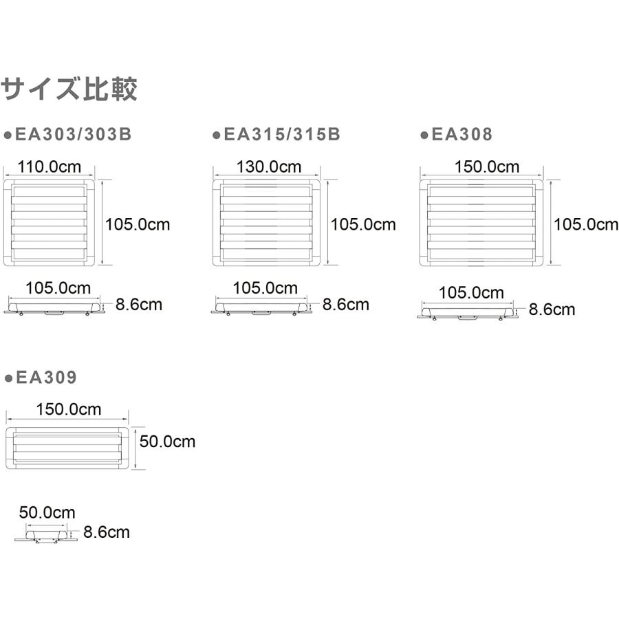 TERZO Terzo テルッツォ by PIAA ルーフラック 1個入 ミドルサイズ 130