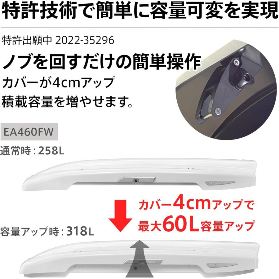 PIAA PIAA(ピア) ルーフボックス テルッツォ(Terzo) 258L?318L