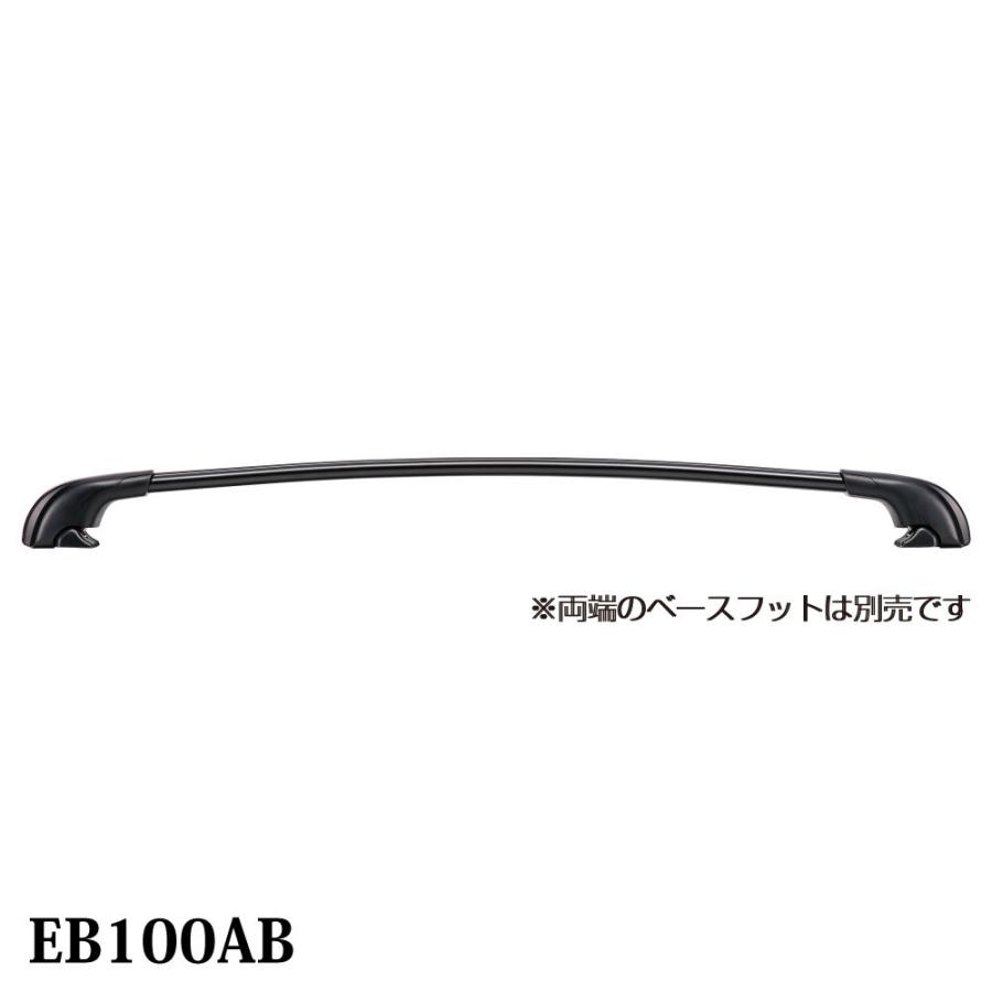 Terzo テルッツオ エアロバー アルミベースバー ブラック EB100AB 100cm 1本入り スマートバー 収納 車 車載 ホルダー | PIAA