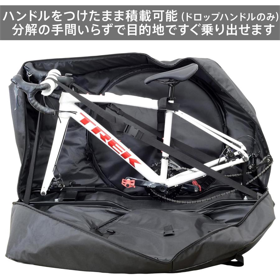テルッツォ Terzo by PIAA サイクル用 輪行バック EC35 1台用 ブラック 新幹線・在来線もOK 楽に運べるキャスター付き 配送対応サイズ | PIAA | 04