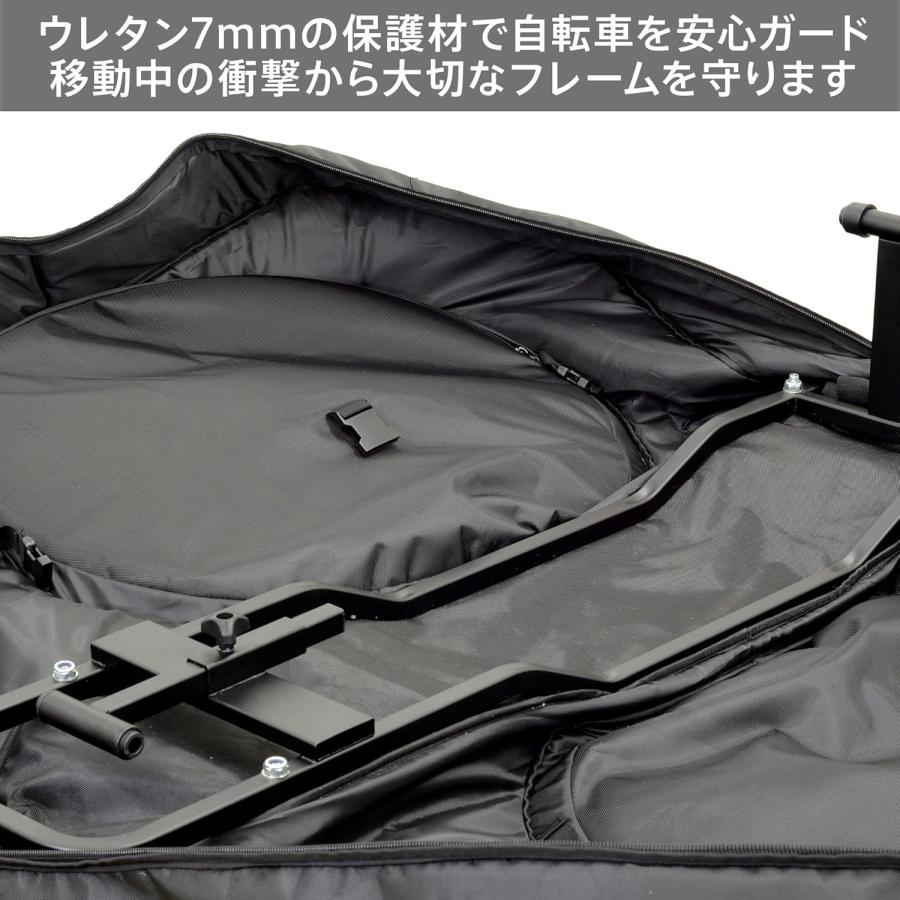 テルッツォ Terzo by PIAA サイクル用 輪行バック EC35 1台用 ブラック 新幹線・在来線もOK 楽に運べるキャスター付き 配送対応サイズ | PIAA | 07