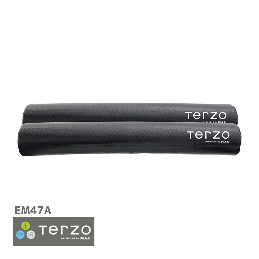 Terzo テルッツォ by PIAA サーフボードキャリア オプション 2本入 ボードクッション ブラック エアロバー用 EM47A | PIAA