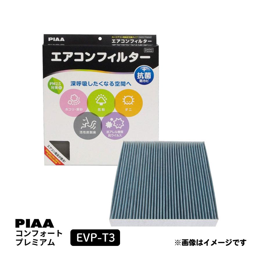 PIAA エアコンフィルター コンフォートプレミアム 活性炭入り特殊3層フィルター(ISO 18184クリア) PM2.5対応 脱臭 抗菌 ...