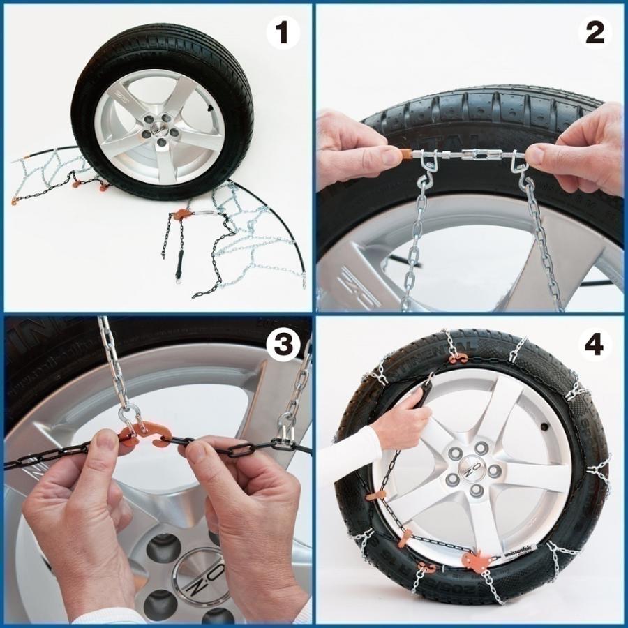 タイヤチェーン EZTEC イージーテック M30 高性能金属性スノーチェーン