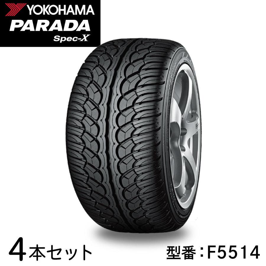 ヨコハマタイヤ 4本セット PARADA Spec-X 235/35R20 92W F5514 