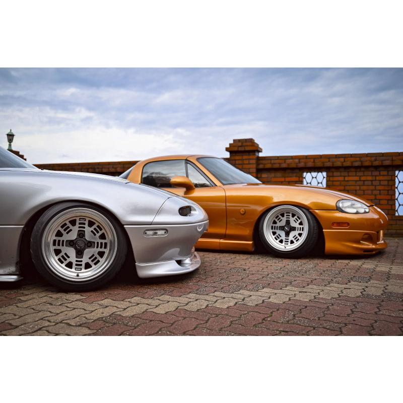 共豊 KYOHO AME fatlace FZ01 15インチ 8.0J +25 4H100 ファット