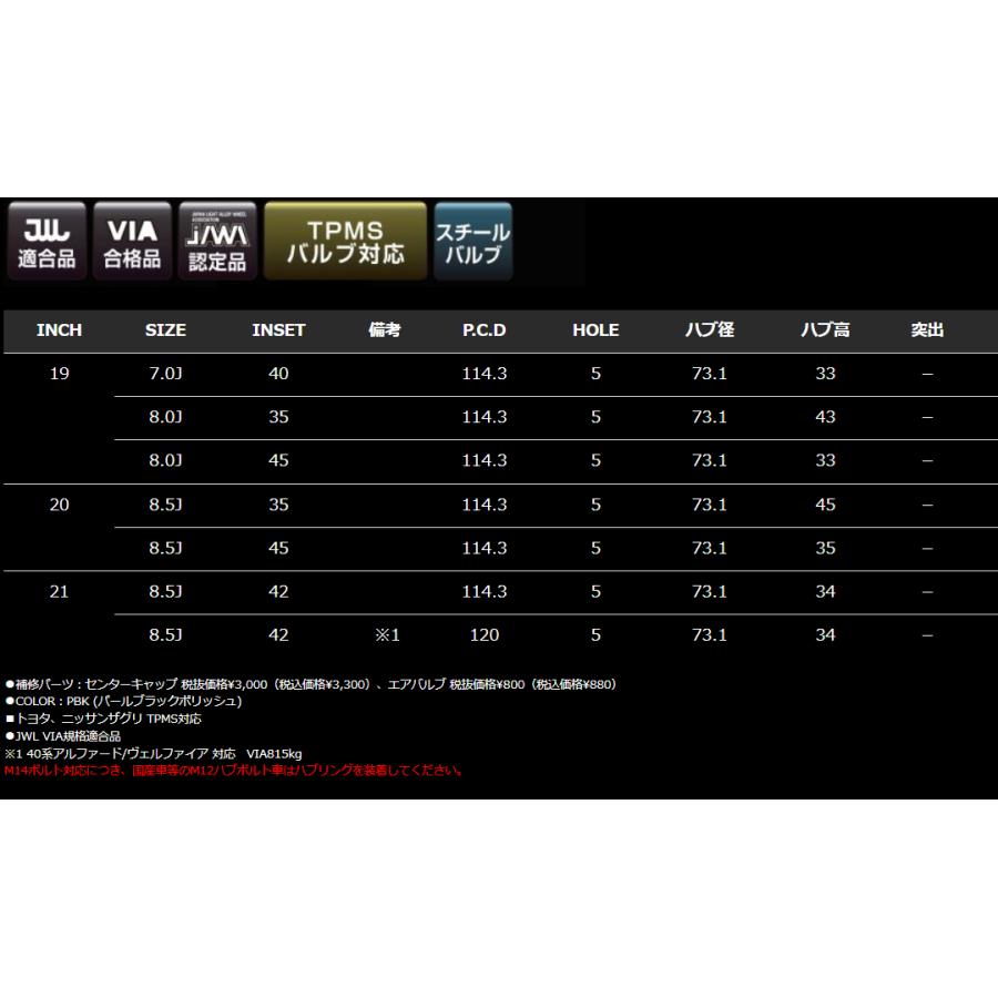 ホイール GEXSIS GF-020 ジェクシス 20インチ 新品 幅リム MONZA JAPAN