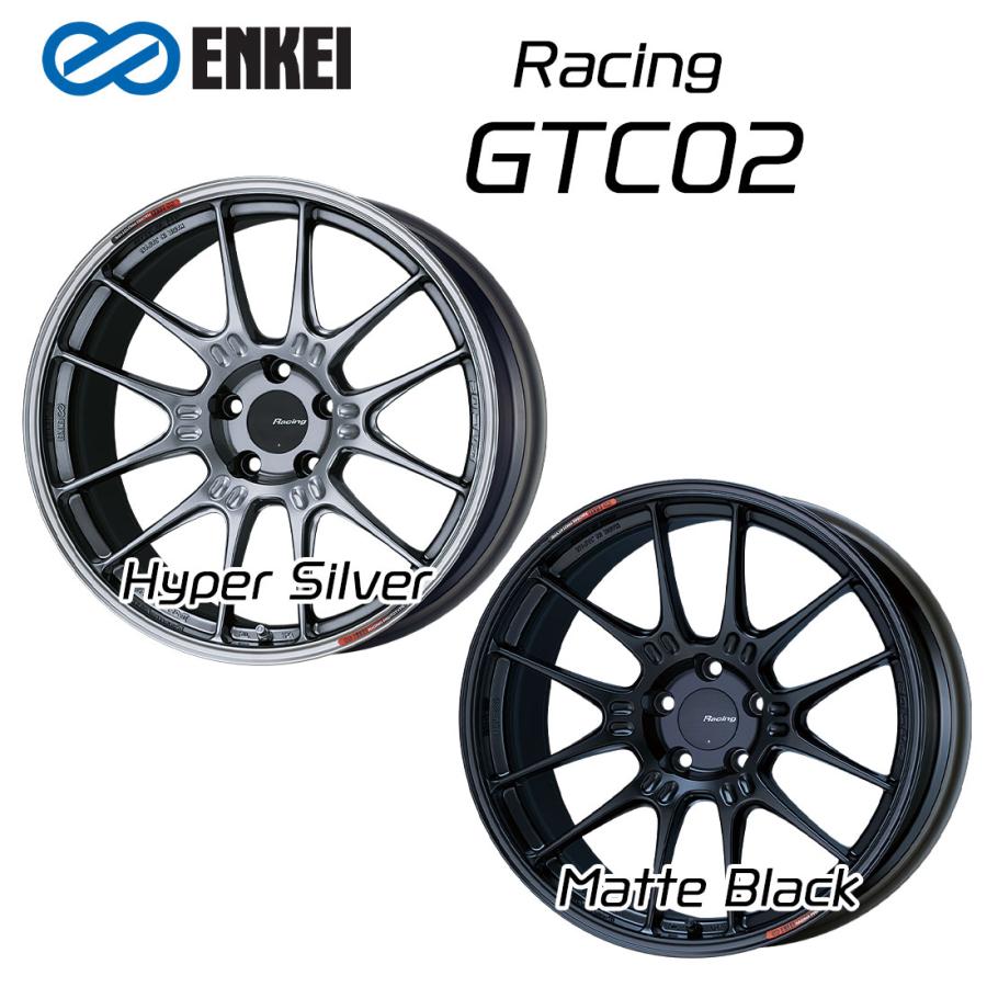 爆売り エンケイ ホイール レーシング Gtc02 18インチ 8 5j Enkei Racing マット ブラック ハイパー シルバー 車 かっこいい 売れ筋 Gyrosgymnastics Com