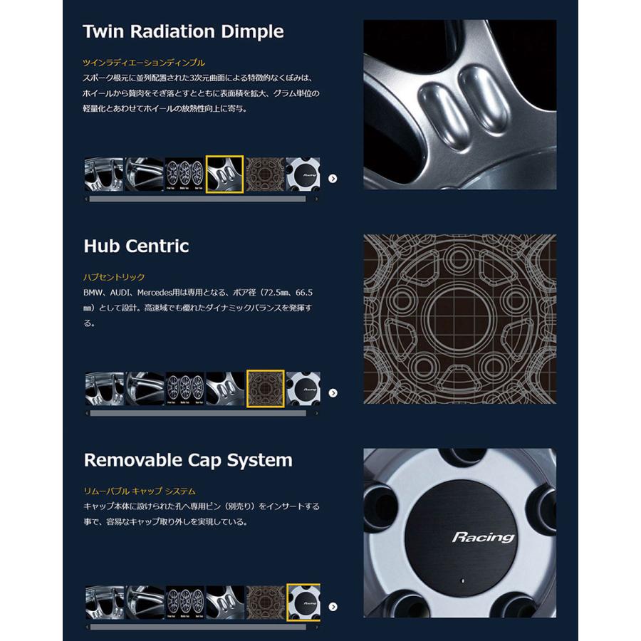 共豊 エンケイ ホイール レーシング GTC02 18インチ 8.5J ENKEI Racing