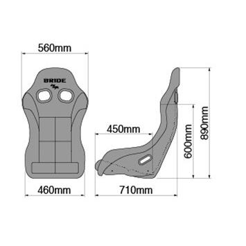 BRIDE（ブリッド） 最新モデル BRIDE ZETA IV FRP製シルバーシェル