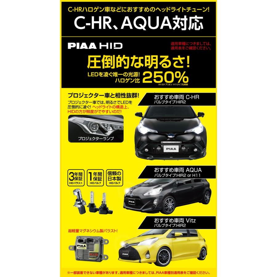 Piaa ピア ヘッドライト用 Hidオールインワンキット H11 6000k 35w 2個入 日本製 輸入車対応 車検対応 安心のメーカー保証付 バラスト3年 バルブ1年 Hh5011 Norauto Paypayモール店 通販 Paypayモール