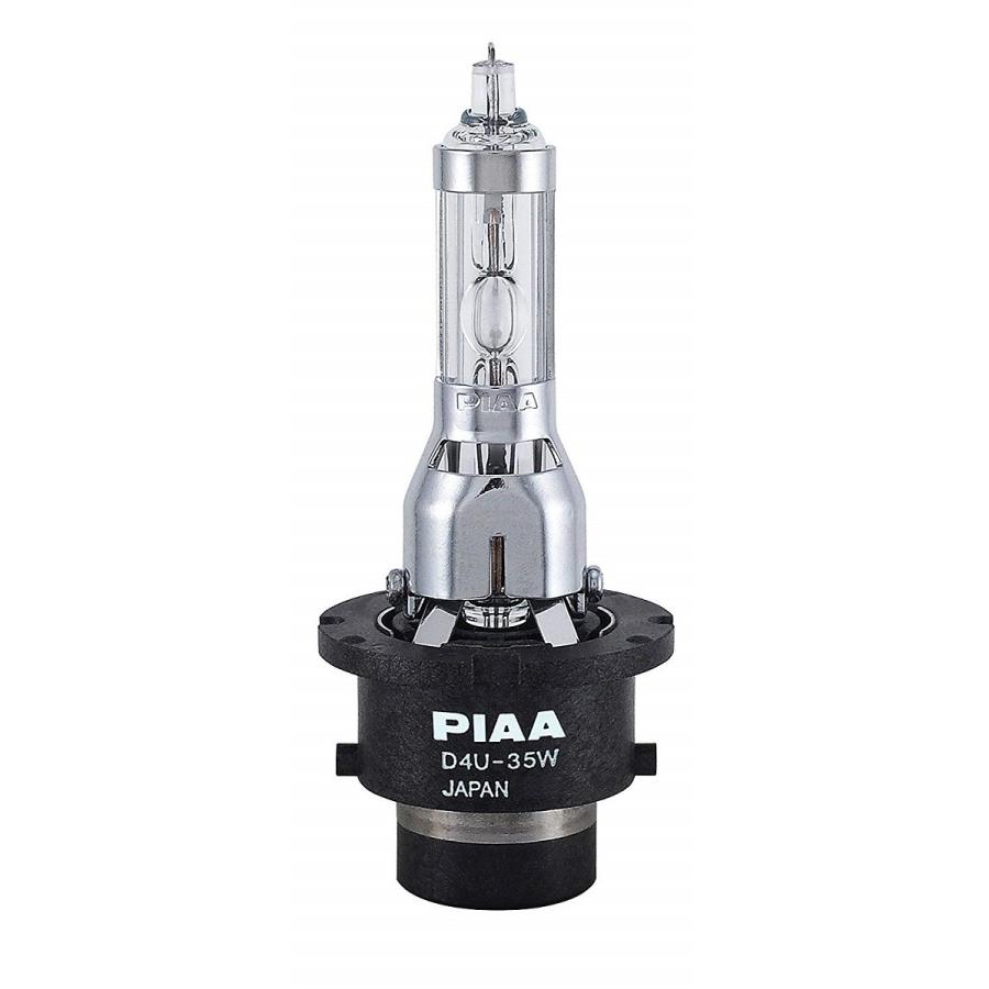 PIAA ピア ヘッドライト用 HIDバルブ D4U 6600K 純正交換 シェード脱着