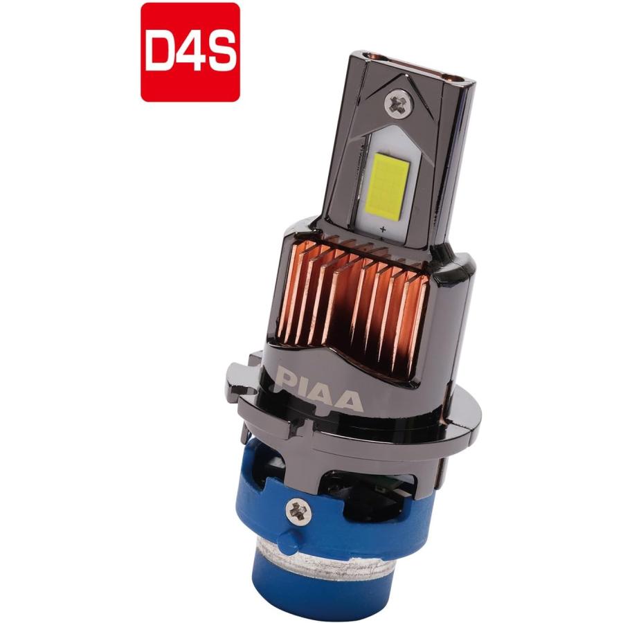 PIAA ピア 車用 ヘッドライト/フォグランプ用 純正交換HID用 LED HM602 6600K 12V 35W 10000lm D4S 車検対応 2個入 | PIAA | 02