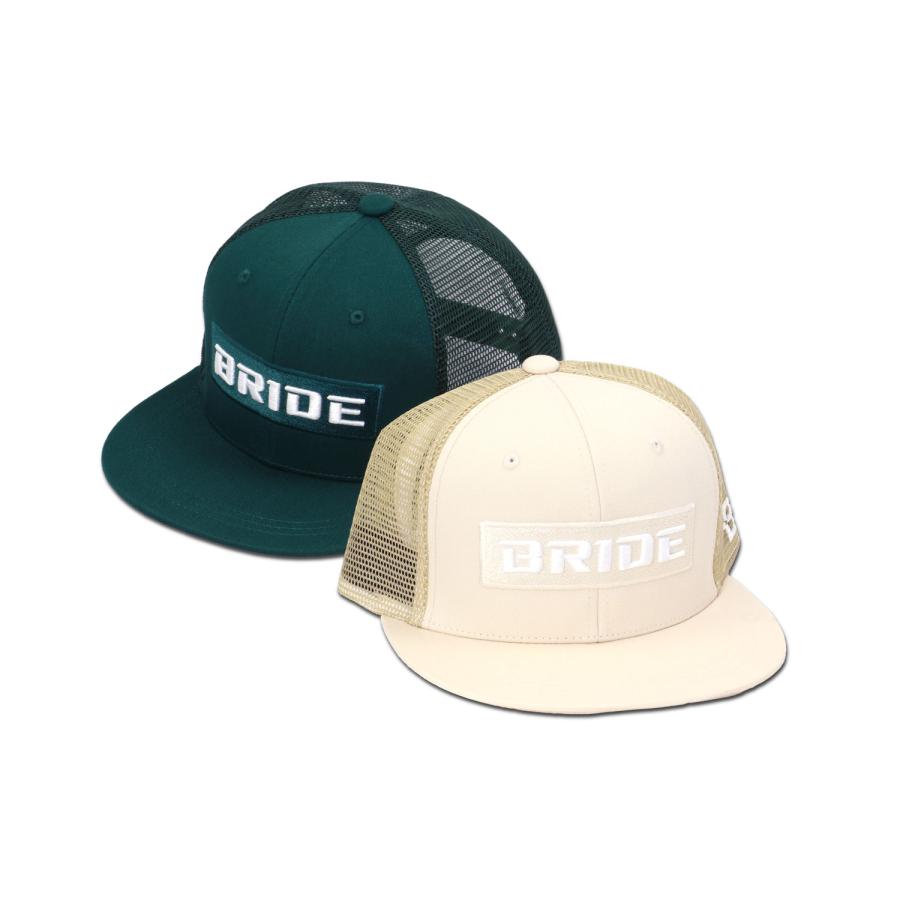 BRIDE ブリッド フラットキャップ オフホワイト HSCPW2 グリーン 