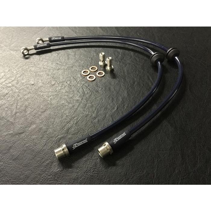 ROTORA ステンレスメッシュ ブレーキホース フロント L.34023  