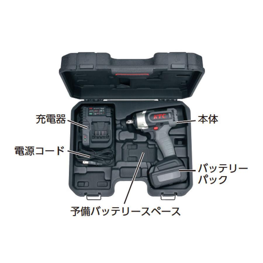 KTC 12.7sq. ホイールナット専用 コードレス トルクリミット KTC 12.7sq. ホイールナット専用 コードレス トルクリミット