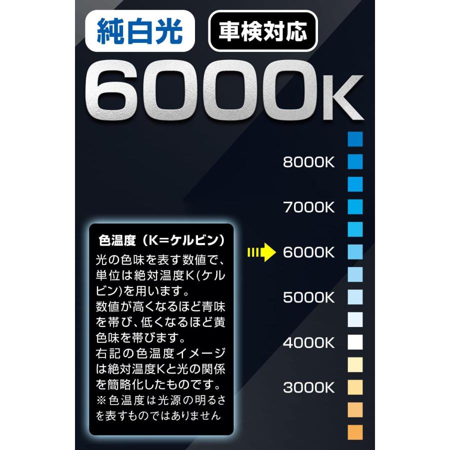 PIAA ピア 車用 フォグライト用 LED 純正交換用バルブ 6000K LEF501