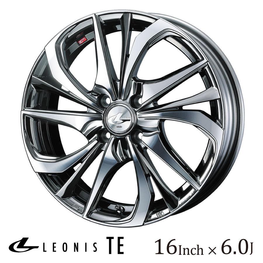 WEDS ウェッズ レオニス TE 16インチ 6J カラー:BMCMC ブラック WEDS ウェッズ レオニス TE 16インチ 6J カラー:BMCMC ブラック
