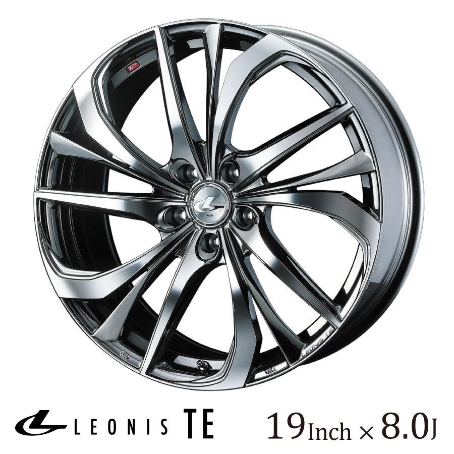 WEDSレオニス LEONIS 19インチ8j WEDS ウェッズ レオニス TE 19インチ 8J カラー:BMCMC ブラックメタル