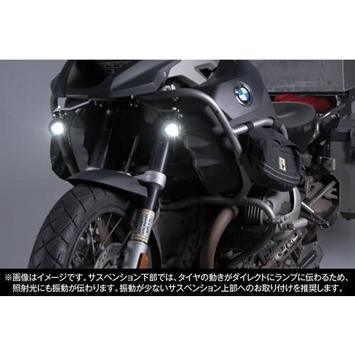 PIAA製フォグランプ　1100P　径61mm PIAA バイク用フォグランプ 1100P 6000K 径61mm プロジェクター