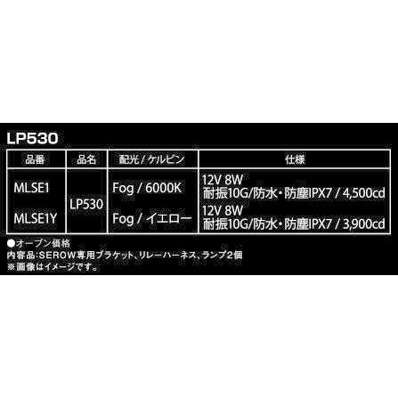 PIAA バイク用アシストランプ LED 6000K 12V8W（フォグ配光） YAMAHA