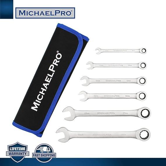 ラチェットコンビネーションレンチセット 7本セット MP001237 マイケルプロ 工具 整備用品 メンテナンス 修理 DIY MichaelPro |  | 04