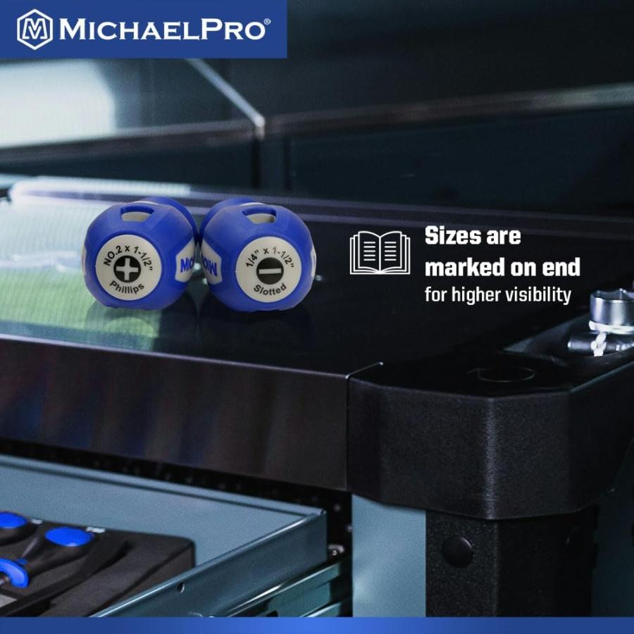 マグネット スタッビドライバーセット(2本組み) 工具 整備用品 メンテナンス 修理 DIY 自動車 軽自動車 MP002040 マイケルプロ |  | 06