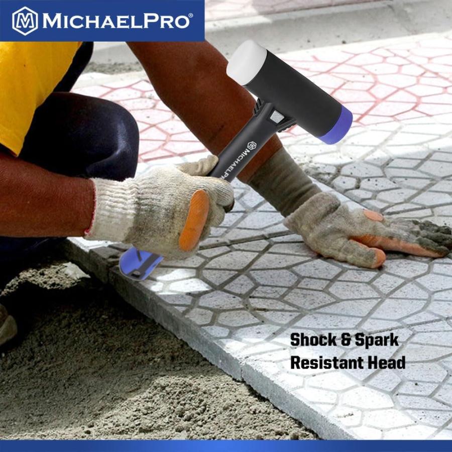 13.6インチ 両面ソフトマレット プラスチックコンビハンマー バランスの取れたハンドル 耐衝撃&耐火性ヘッド マイケルプロ MP004026 工具 MichaelPro |  | 07