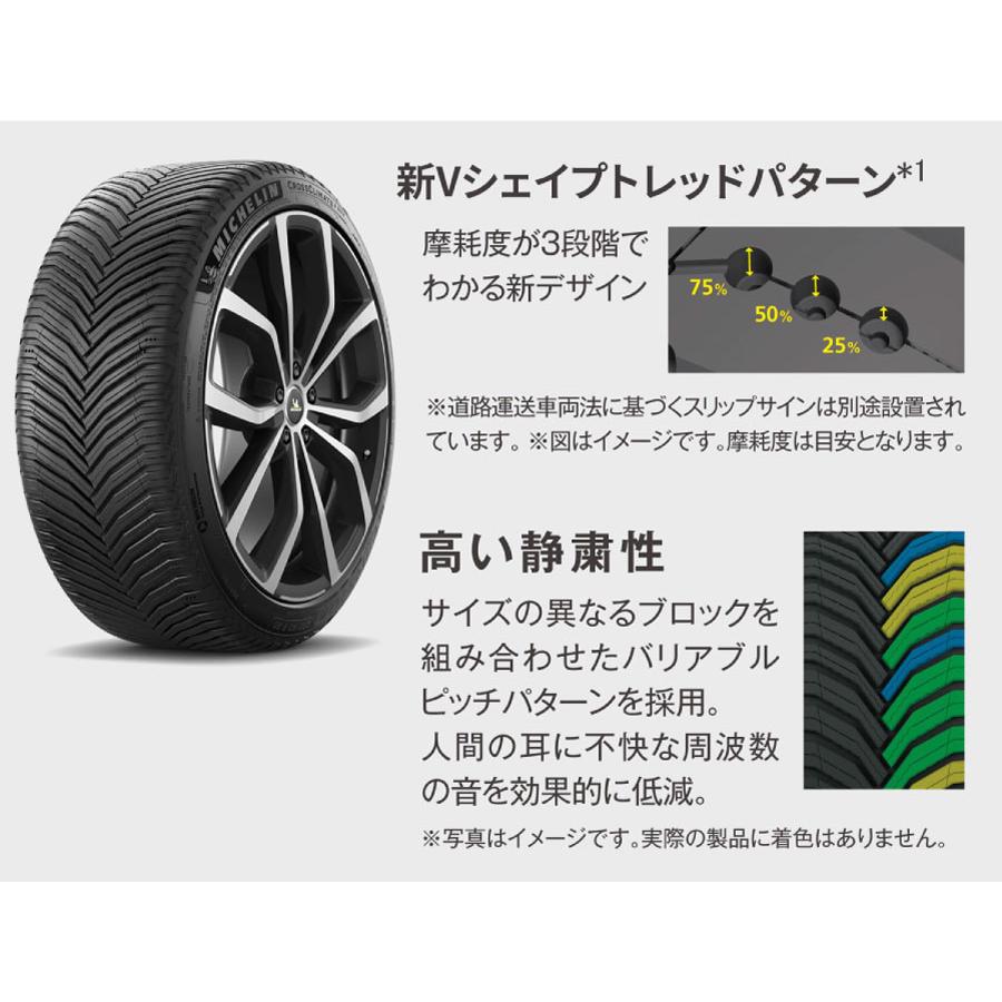 正規品 ミシュランタイヤ クロスクライメート2 SUV 235/50R19 103V XL MICHELIN 512452 CROSSCLIMATE 2 SUV 19インチ オールシーズン 交換不要｜norauto｜10