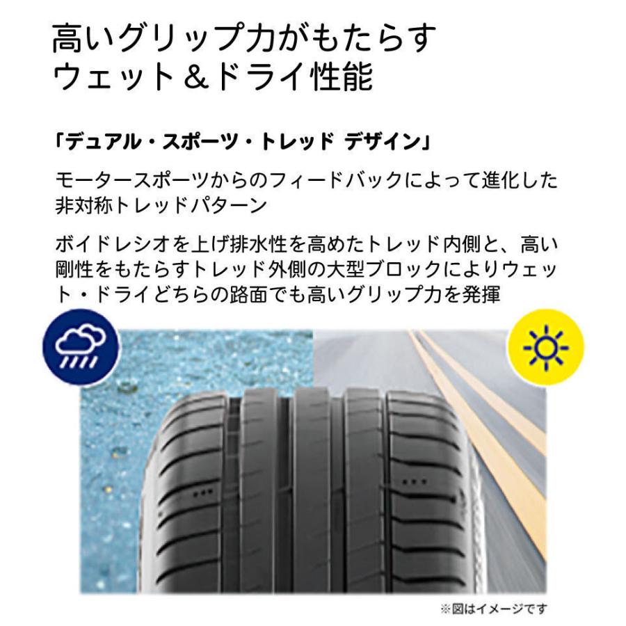 ミシュランタイヤ パイロットスポーツ 5 275/45ZR20 (110Y) XL MICHELIN PILOT SPORT5 733620 20インチ サマータイヤ 単品 グリップ力 優れた安定性 低燃費｜norauto｜03