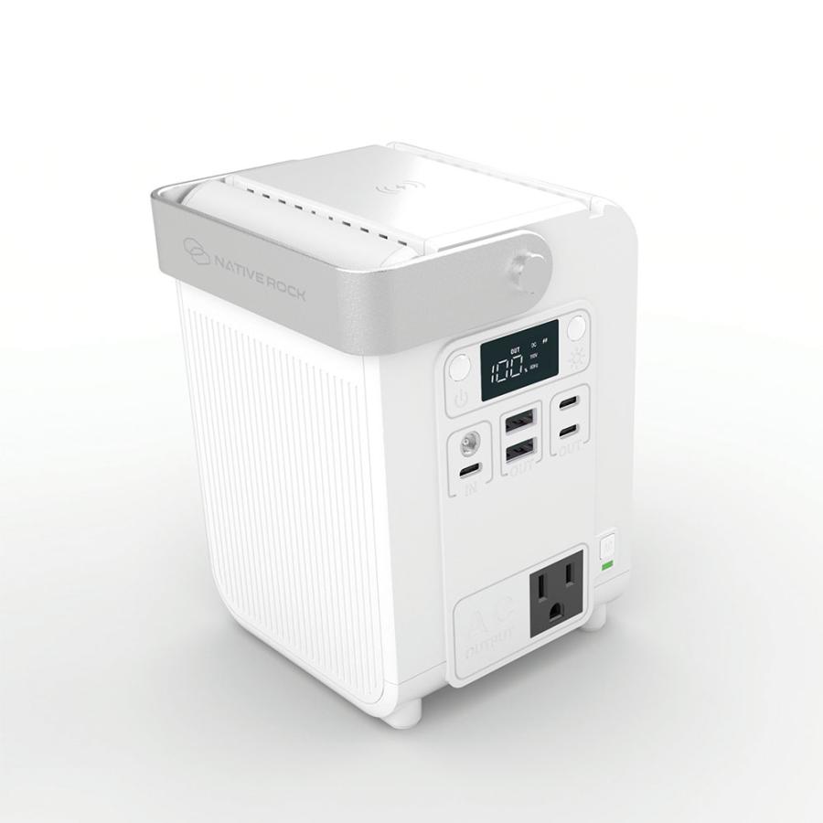 NativeRock ポータブル電源 NRP01 100W 6400mAh 高出力 ライト付き