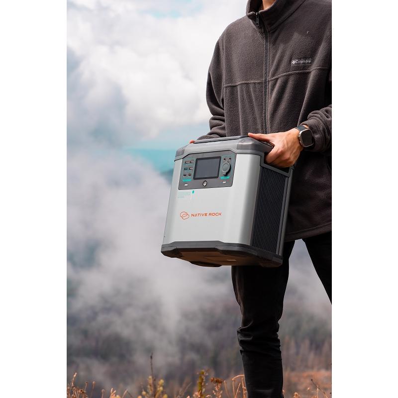 NativeRock ポータブル電源 NRP25 2200W 大容量 高出力 キャンプ サブ