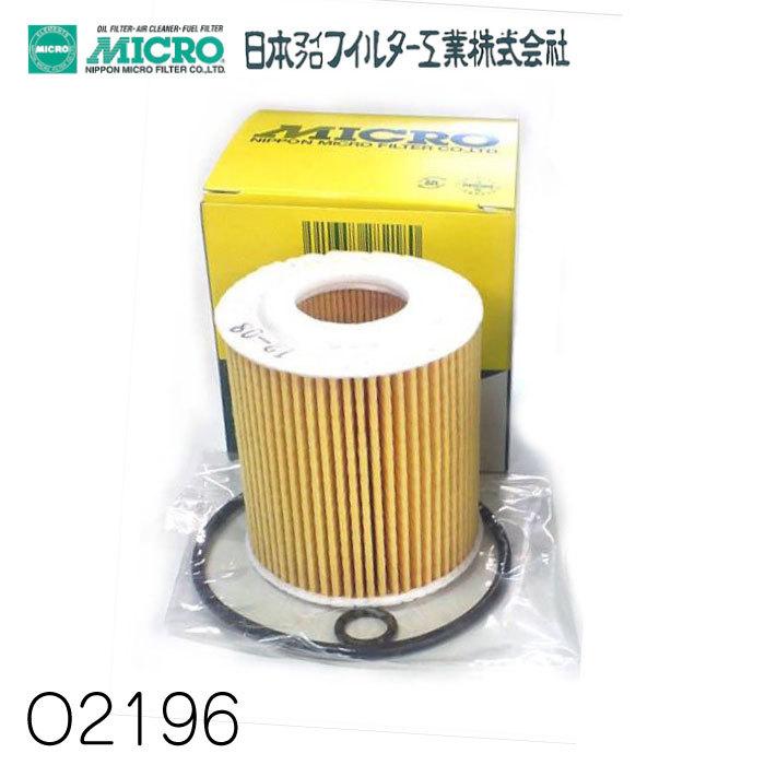 オイルフィルター O2196 日本マイクロフィルター工業 | 適合純正品番 日野 15607-1400 オイルエレメント 日本製 :o2196 ...