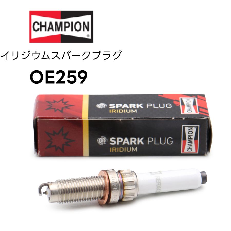 OE259 イリジウムスパークプラグ 1本 CHAMPION チャンピオン 適合車種 MINI ミニ F55クーパーS メール便 | Champion Auto Parts